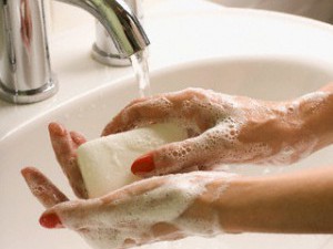 Woman Washing her Hands